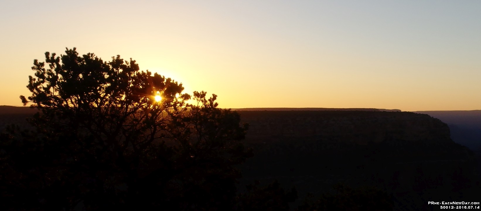 50013CrExShDe - Out to Hermit's Rest, Sunset, Hermit's Rest, Grand Canyon
